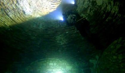 Diyarbakır'da su altındaki Tekye Medresesi görüntülendi