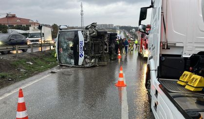 Büyükçekmece'de kaza: 1 ölü, 9 yaralı