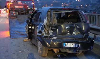 Samsun'da korkutan kaza