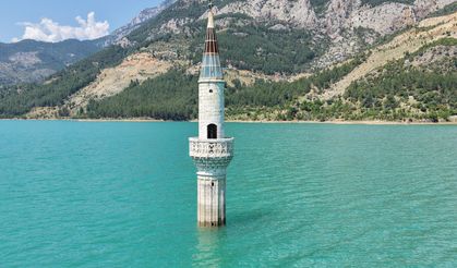 Alaköprü Barajı doldu, eski köy tarihe karıştı