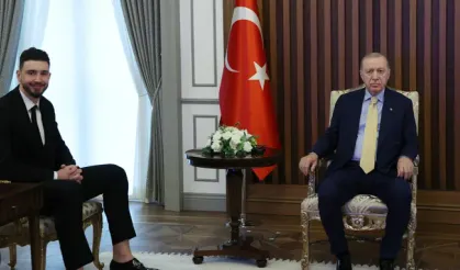 Erdoğan, Alperen Şengün'ü kabul etti
