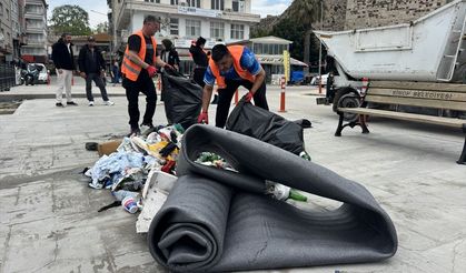 Su altından çıkan atıklar şaşırttı
