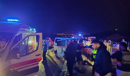 Panelvan yola çıkan ata çarptı: 1 ölü, 2 yaralı