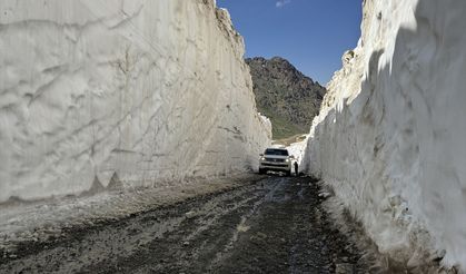 Cilo Dağları'nda karla mücadele devam ediyor