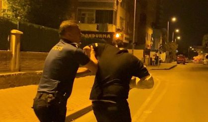 Polisten kaçmaya çalışan şahıslar, kovalamacada yakalandı!