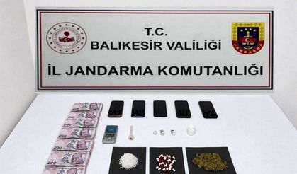 Balıkesir'de uyuşturucu operasyonu