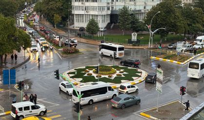 Edirne'de sağanak yağış etkili oldu