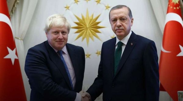 Cumhurbaşkanı Erdoğan Johnson ile görüştü