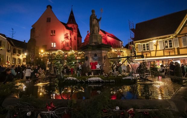 Eguisheim kasabası Noel'de ziyaretçilerini ağırlıyor!