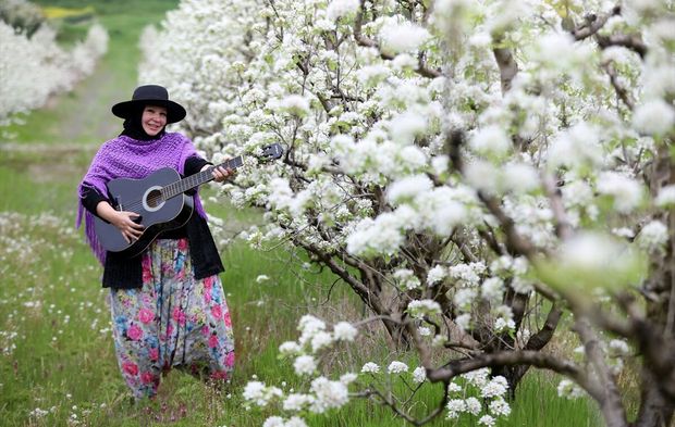 Kırklareli'nde bahçeler beyaza büründü!