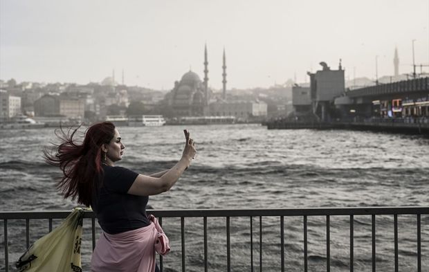 İstanbul'da fırtına