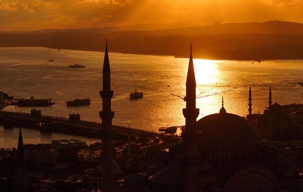 İstanbul'da gün doğumu güzelliği