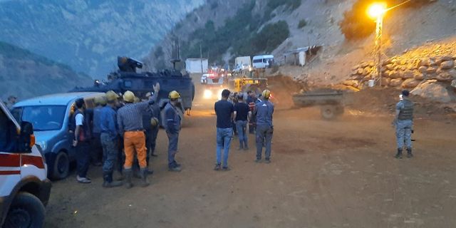 Hakkari'deki maden ocağında göçük