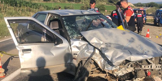 Kazada araçtan fırlayan yolcu öldü