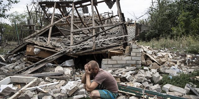 Donbas şehirlerinde savaşın acı yüzü!