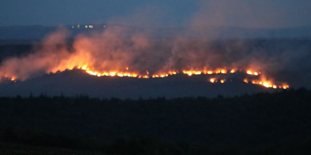 Bulgaristan’daki yangın Edirne'nin köylerine dayandı!