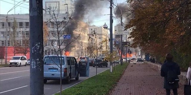 Kiev'de patlama sesleri