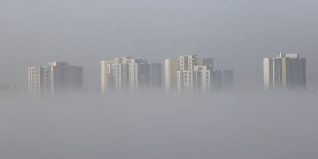 Başkent Ankara sisle bütünleşti!