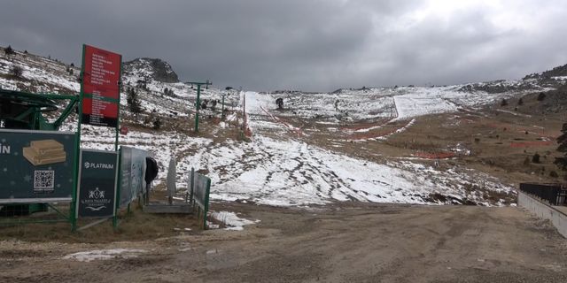 Kar yağmayınca sezon ertelendi