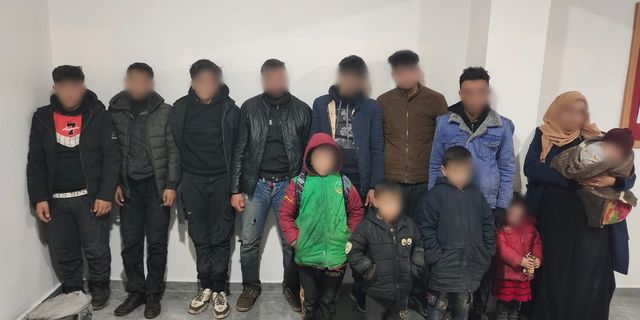 47 düzensiz göçmen yakalandı