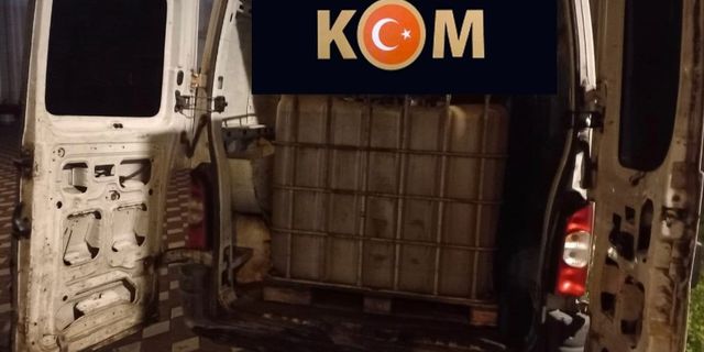 3 tona yakın akaryakıt ele geçirildi!