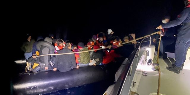182 düzensiz göçmen kurtarıldı