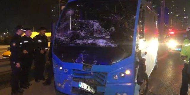 Minibüs İETT otobüsüne çarptı: 7 yaralı
