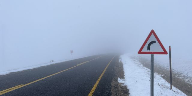 Kara kışın ilk görüntüleri yine aynı kentten
