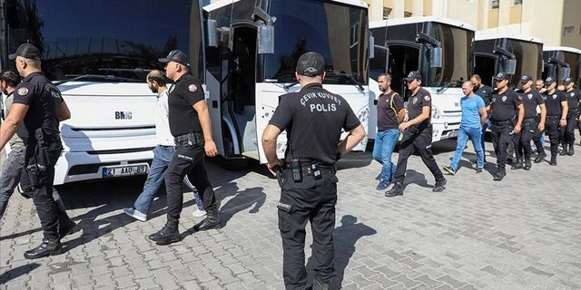 'Kökünü Kurutma Operasyonu'nda 38 tutuklama