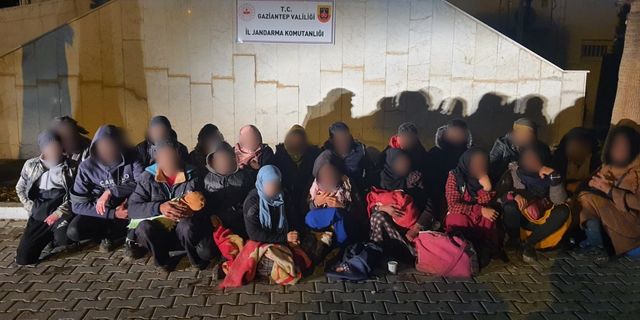 Gaziantep'te 134 düzensiz göçmen yakalandı