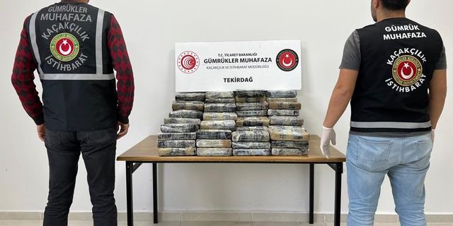 Konteynerde 114 kilogram kokain ele geçirildi