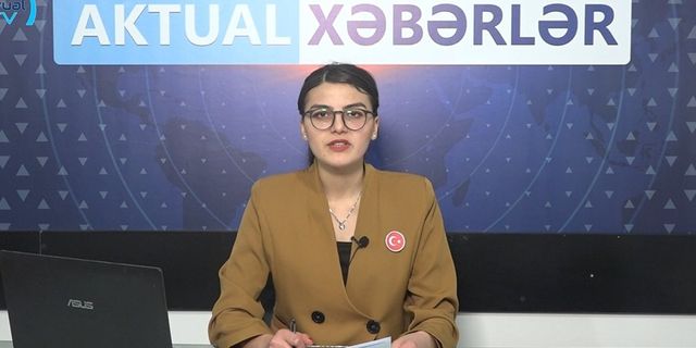 Gürcistanlı spiker, yayına yakasında Türk bayrağıyla çıktı