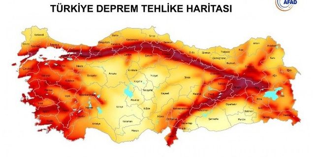 Türkiye, deprem konusunda dünyanın 5. tehlikeli ülkesi
