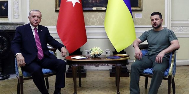 Erdoğan Zelenskiy'le görüştü!
