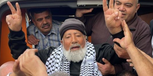 En yaşlı Filistinli artık özgür