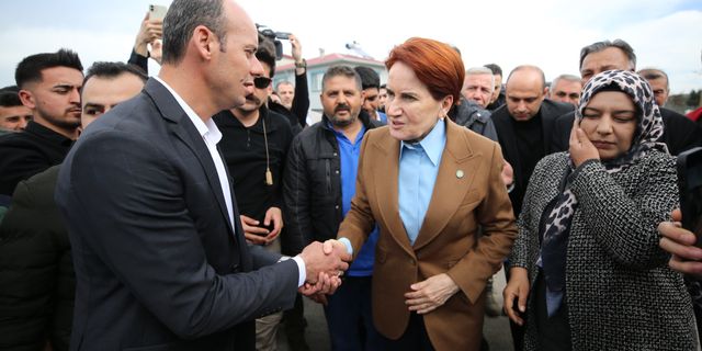 Akşener, Kahramanmaraş'ta çadır kentleri ziyaret etti