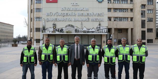 Diyarbakır'dan Hatay'a desteğe gittiler!