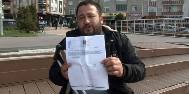 Yürüyerek gittiği hastaneden sakat çıktı!