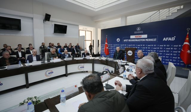 Erdoğan: Hasar tespit çalışmaları bitmek üzere
