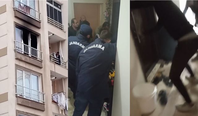 Yangına uykuda yakalandılar: Can pazarı kamerada!