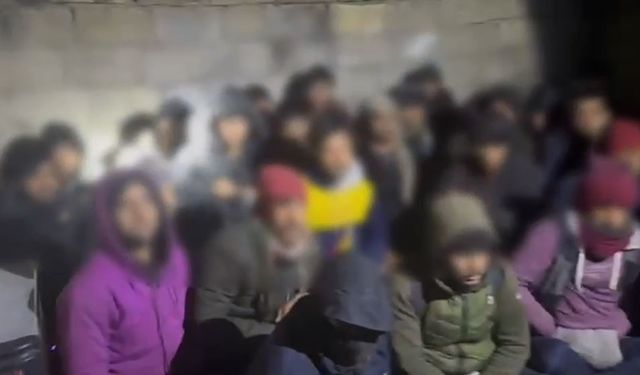 Tandır evine operasyon: 33 göçmen yakalandı