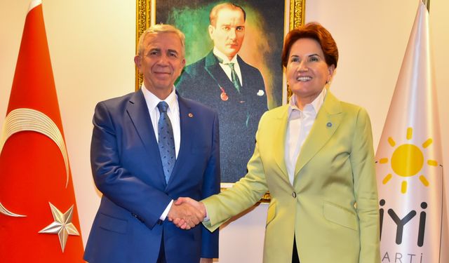 İYİ Parti Genel Başkanı Akşener, Başkan Yavaş ile görüştü