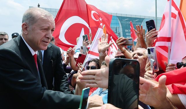 Cumhurbaşkanı Erdoğan KKTC’de