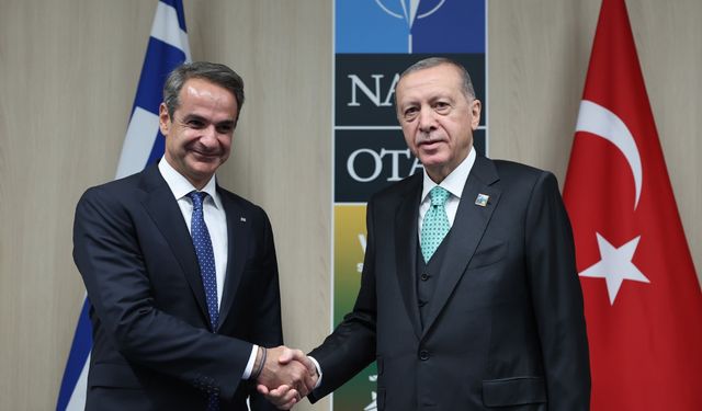 Erdoğan, Miçotakis ile görüştü