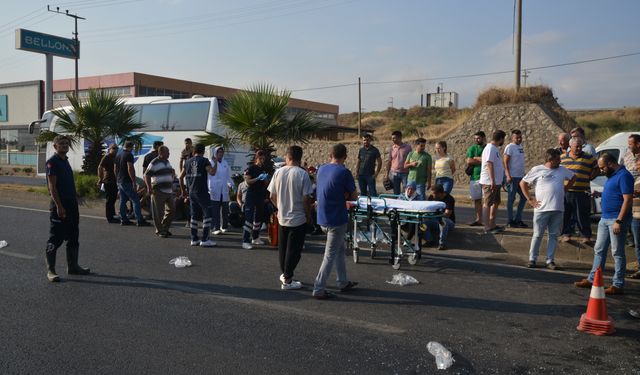 İşçi servisi devrildi: 20 kişi yaralandı!