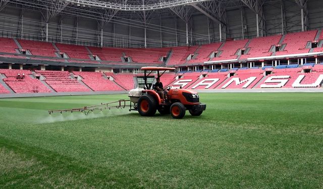 19 Mayıs Stadyumu Fenerbahçe maçına hazırlanıyor