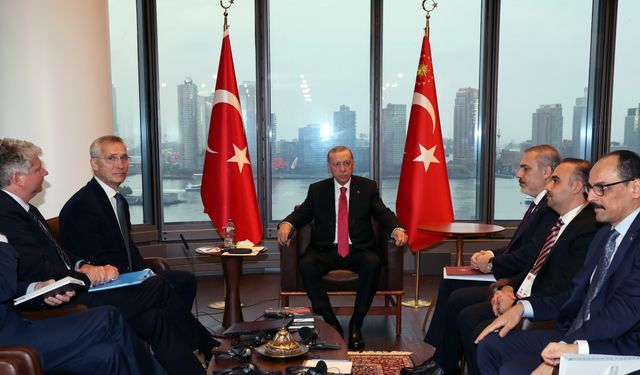 Erdoğan, NATO Genel Sekreteri'yle görüştü