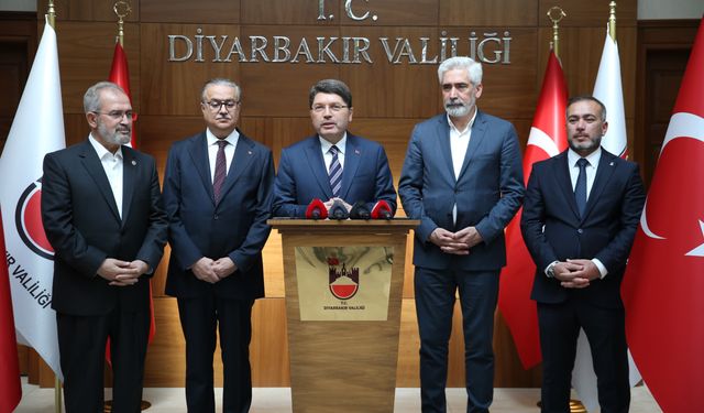 Adalet Bakanı Yılmaz Tunç Diyarbakır’da