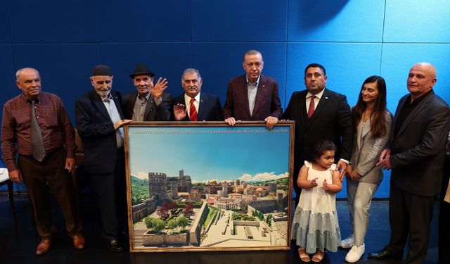 Erdoğan, Ahıska Türkleri ile görüştü