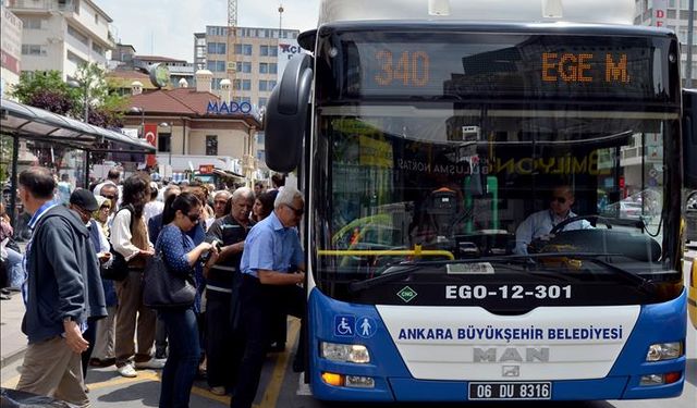 Ankara'da 65 yaş üstü ücretsiz toplu taşıma bitiyor